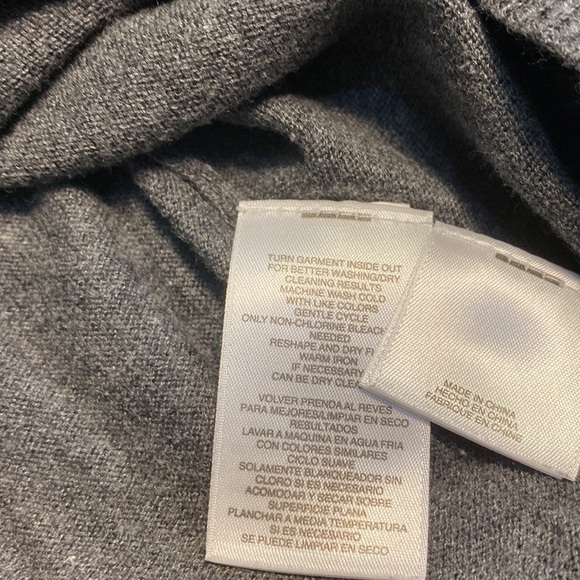 Anne Klein Cardigan. Size 2X. Beautiful gray with decorative gold buttons. - Picture 10 of 12